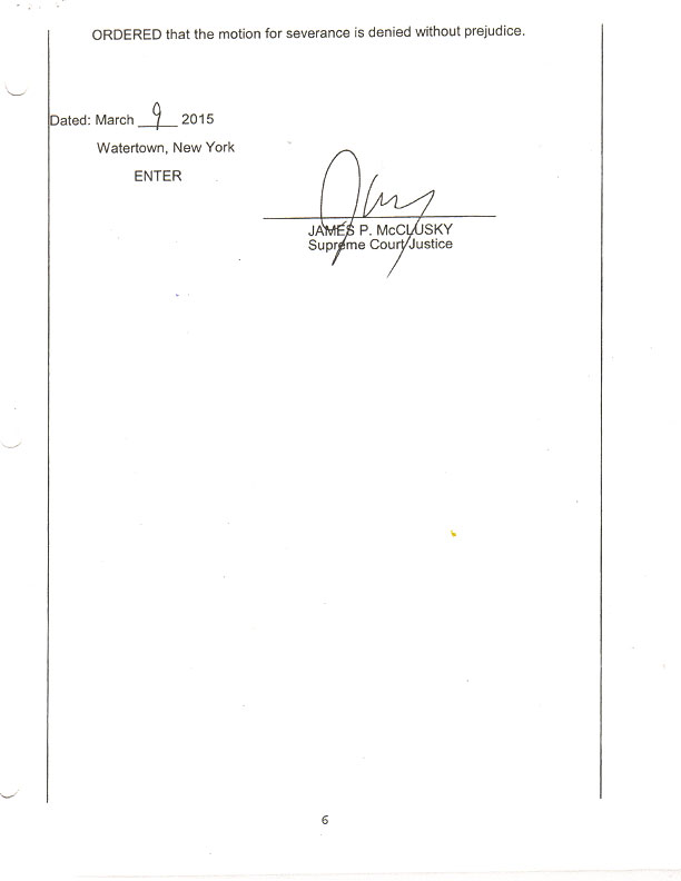 Court decision and order p6 3/9/2015